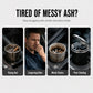 Contain Ash Instantly! No-Odor Rotating Ceramic Car Ashtray
